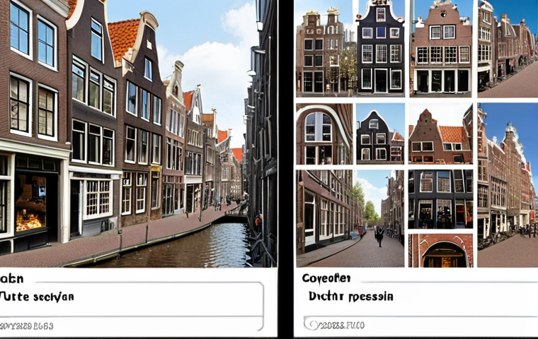 Here are two image prompt suggestions based on the provided text, focusing on Dutch cities and the "human scale" concept:
